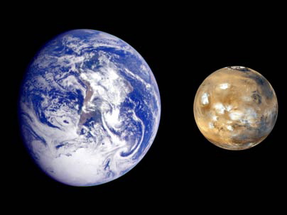 Hogesnelheidslink tussen Aarde en Mars?
