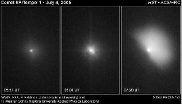 Impact gezien door de Hubble telescoop